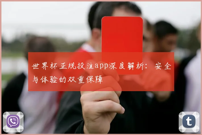 世界杯正规投注app深度解析:安全与体验的双重保障